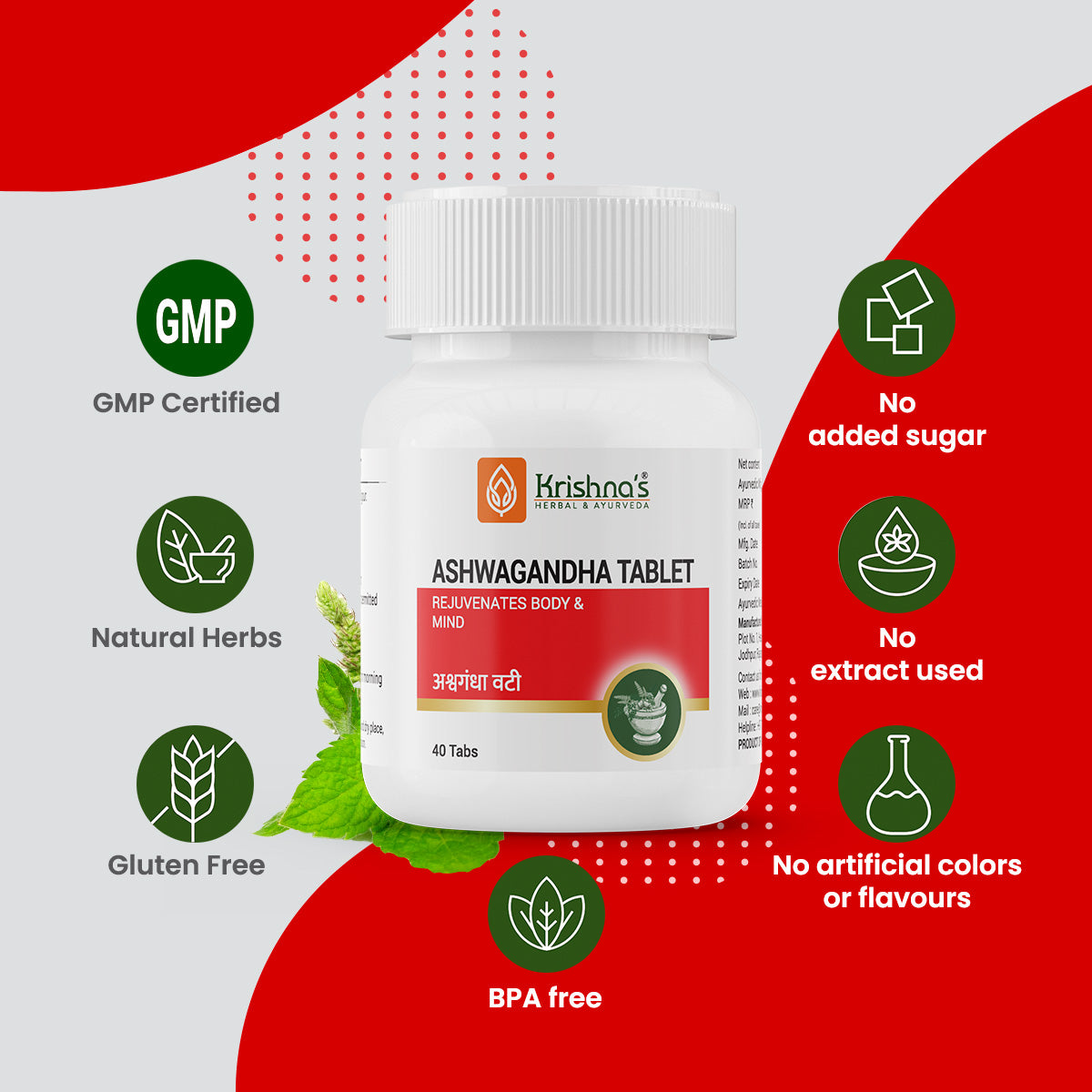 Krishna'S Herbal & Ayurveda Ashwagandha Vati