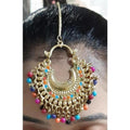 MS Fashion India Latest Fashion Multicolor Pearls And Design Maang Tikka