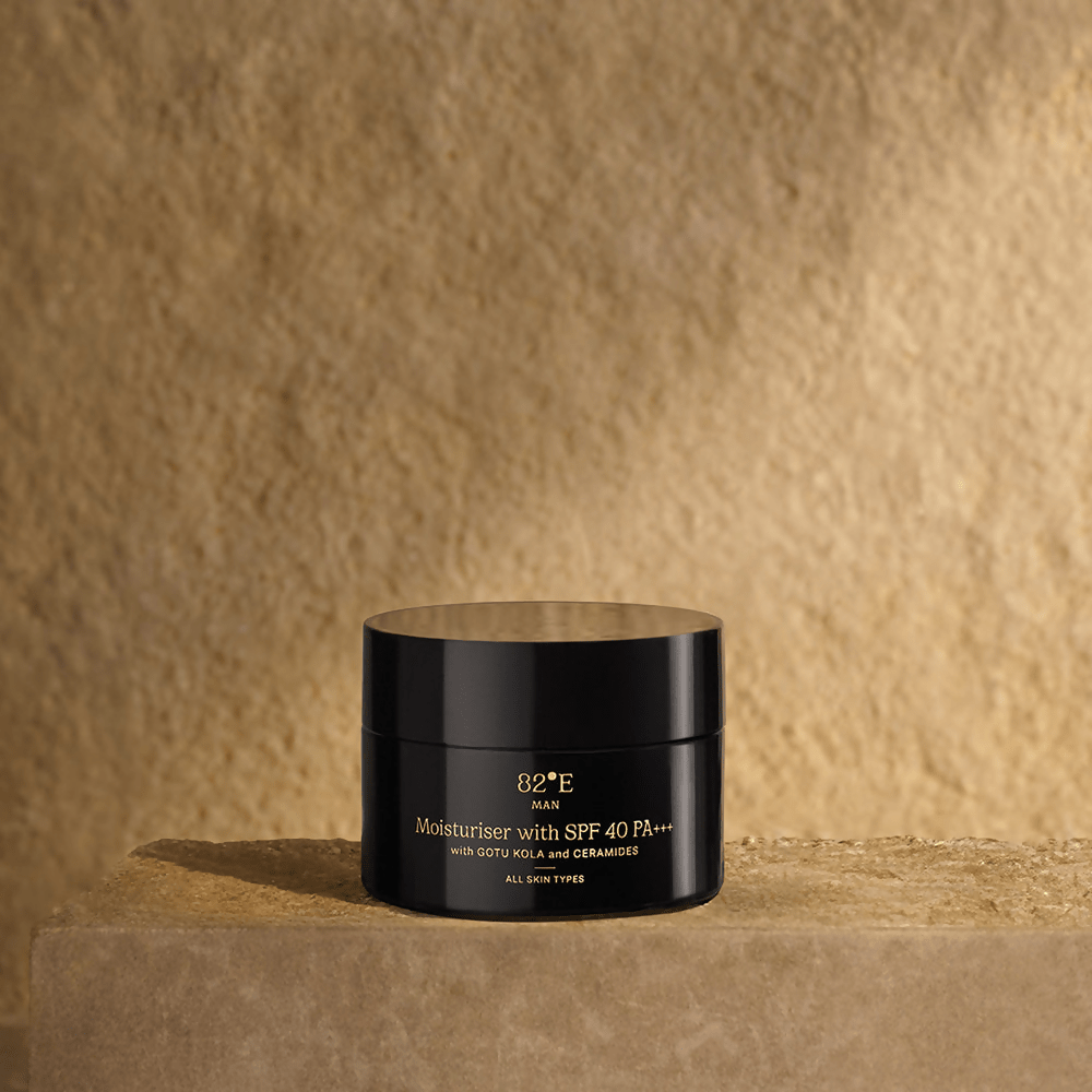 82°E Man By Deepika Padukone The Two-Step Routine Woody Oud Combo