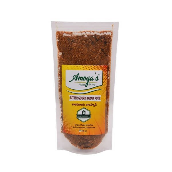 Amoga's Pickles Factory Bitter Gourd Kakarakaya Karam Podi