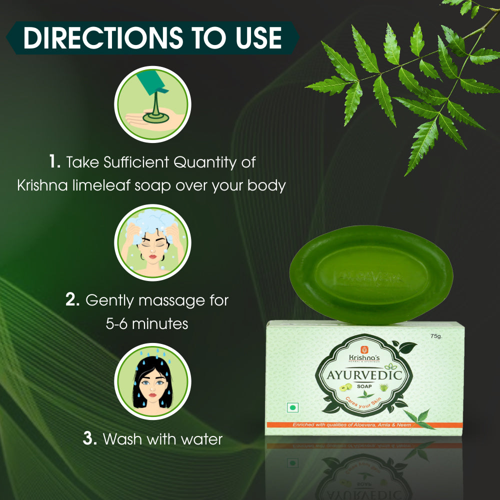Krishna'S Herbal & Ayurveda Ayurvedic Soap