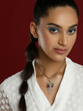 Women's Silver-Plated Chain - Ruby Raang