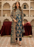 Prazu Fashion Rama Green Georgette Sequence Salwar Suit