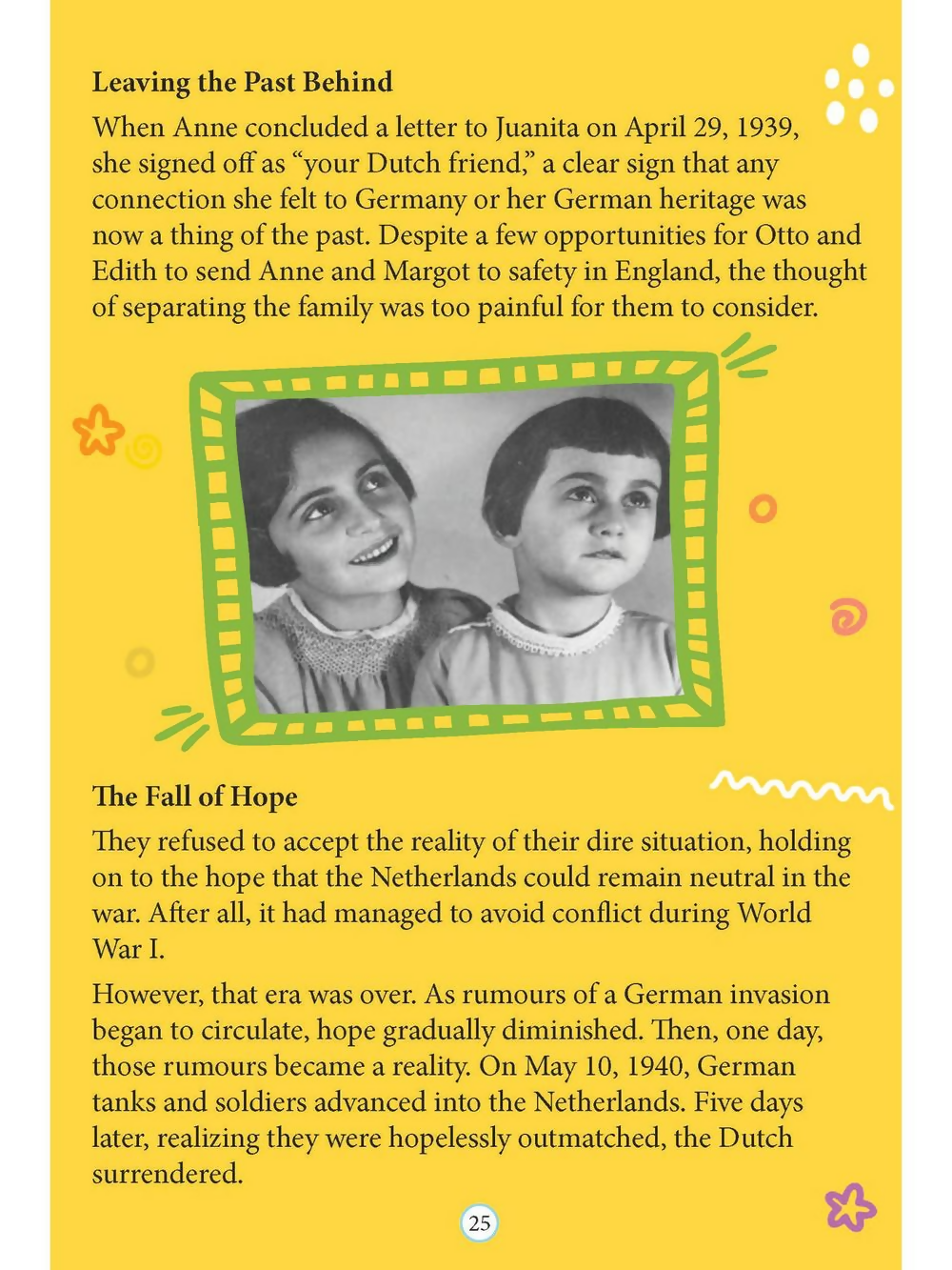 Dreamland Publications Anne Frank Icons of Inspiration Illustrated Biography For Kids