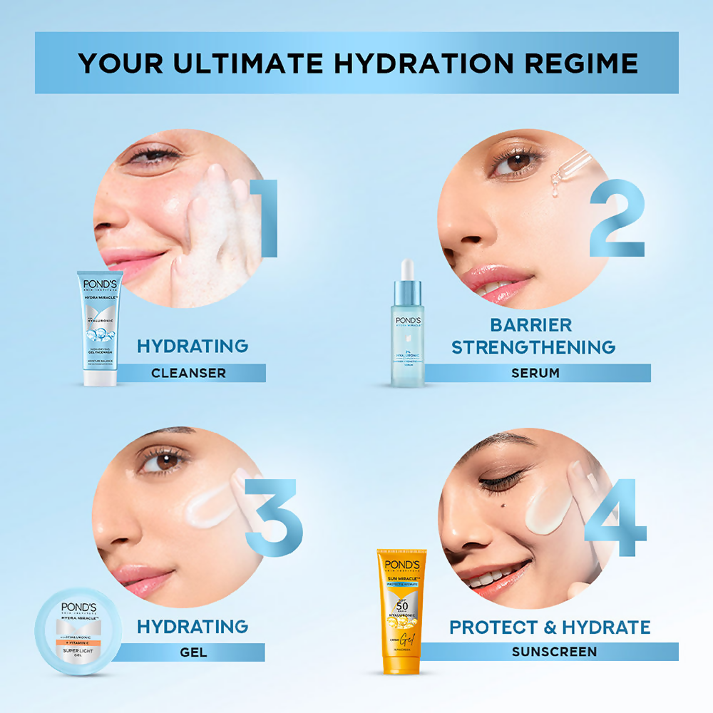 Ponds Hydra Miracle Super Light Gel With Hyaluronic Acid & Vitamin C
