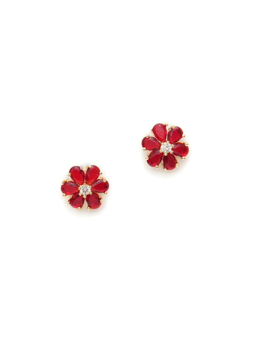 stone stud (Red) - Ruby Raang