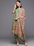 Ahalyaa Women's Traditional wear Kurta Set - Green