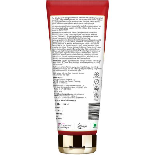 St.Botanica Go Strong Hair Shampoo