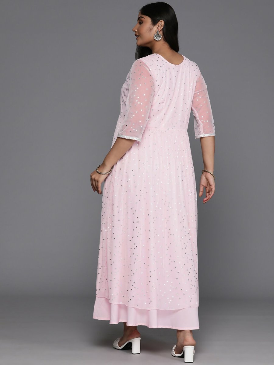 Ahalyaa Women's Traditional wear Ethnic Dress - Pink