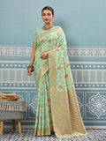 Shree Shyam Fashion Pista Silk Saree
