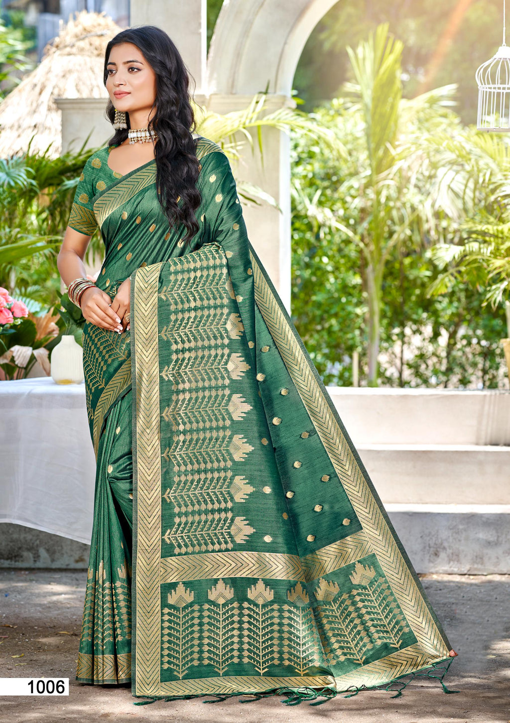 Sangam Prints Navy Blue Assam Silk Woven Work Traditional Saree
