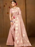 Sangam Prints Purple Munga Kota Woven Work Traditional Saree