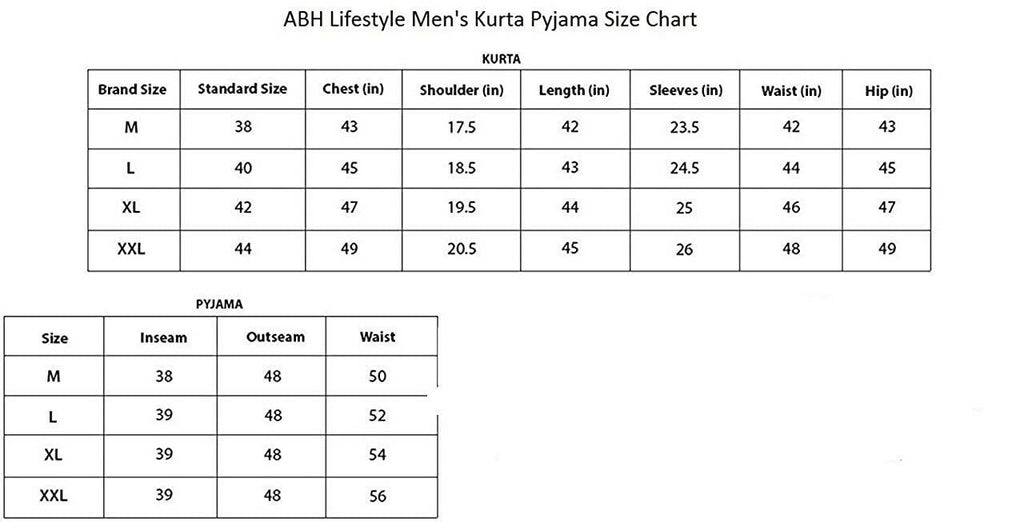 ABH Lifestyle Men's Silk Navy Blue Kurta Pyjama & Printed Nehru Jacket