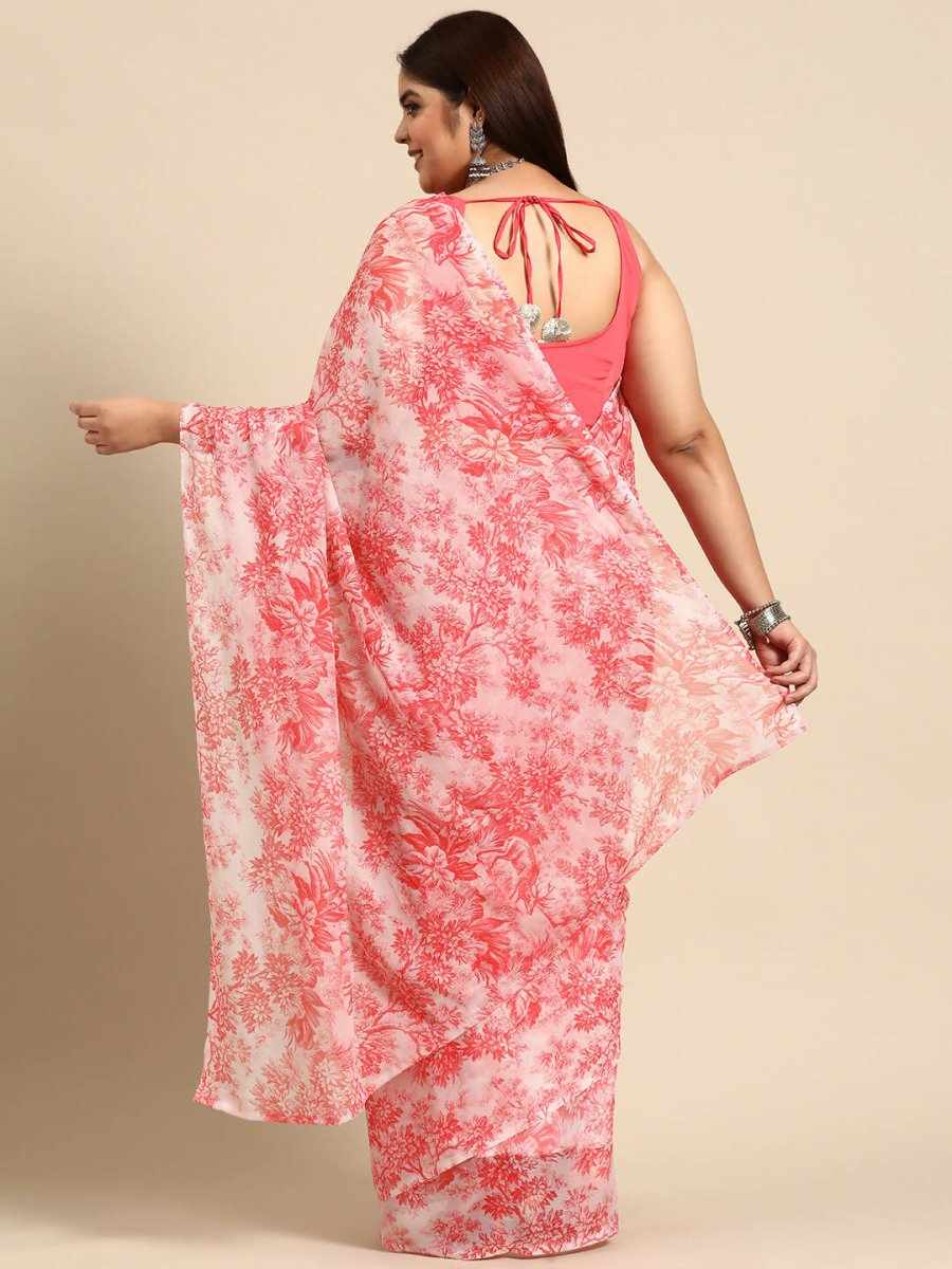 Ahalyaa Women's Traditional wear Saree - Off White