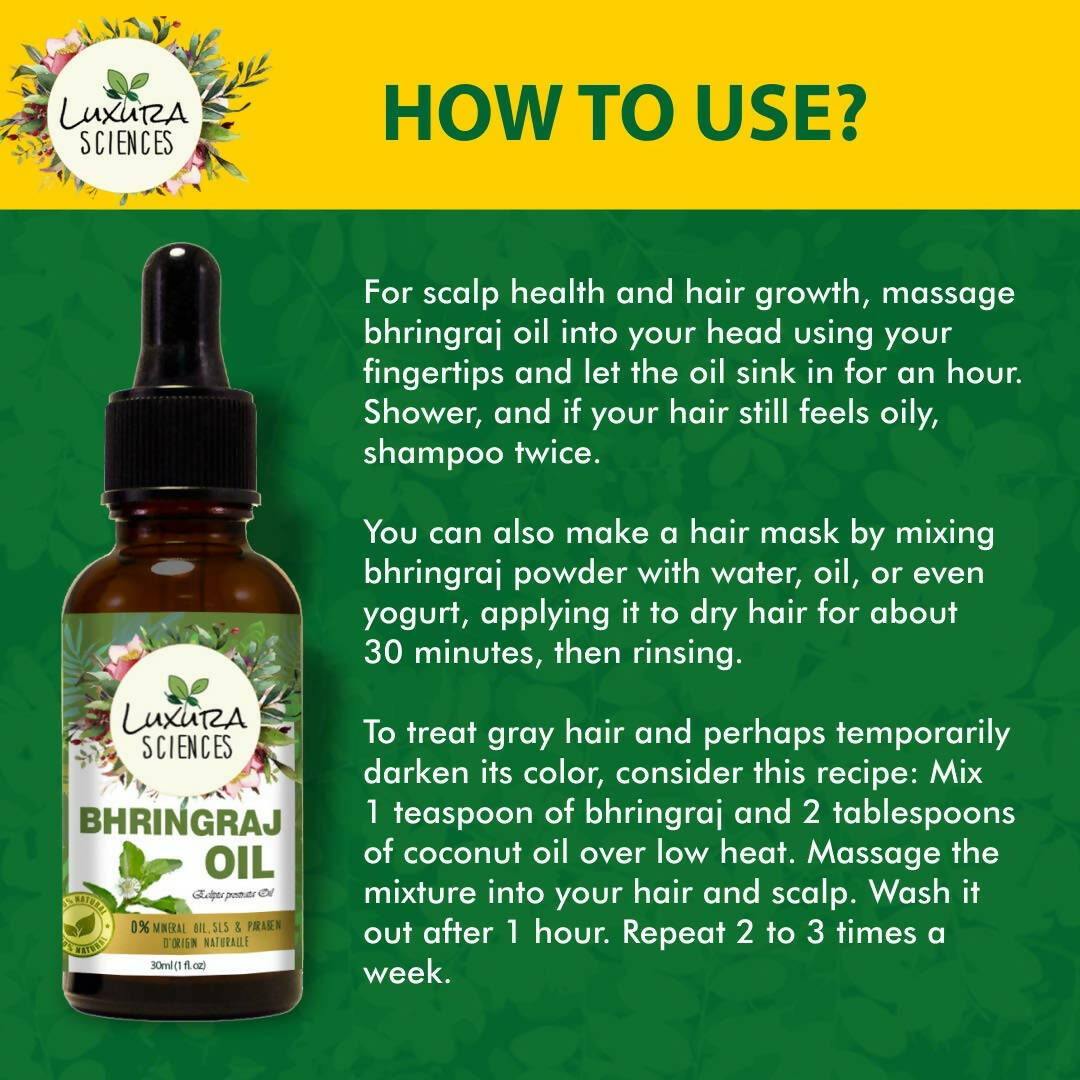 Luxura Sciences Bhringraj Hair Oil