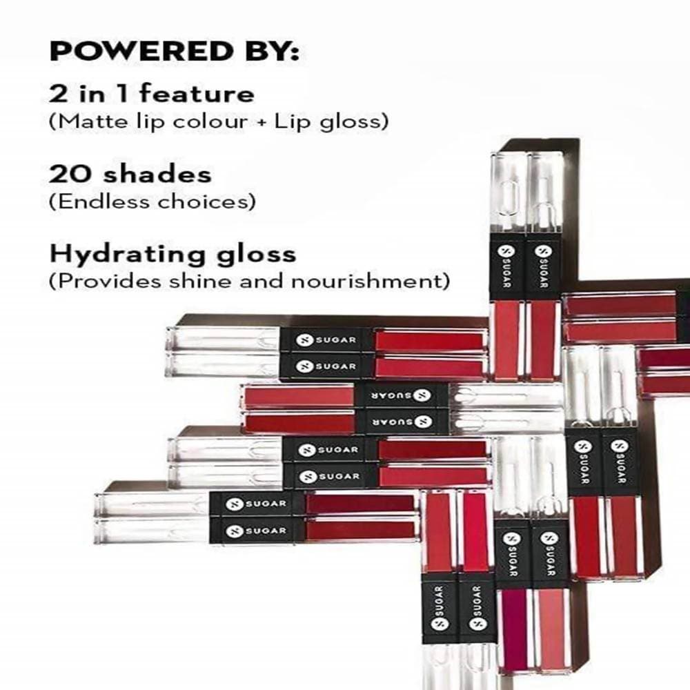 Sugar Smudge Me Not Lip Duo - Scarlet Starlet (Orange Red)