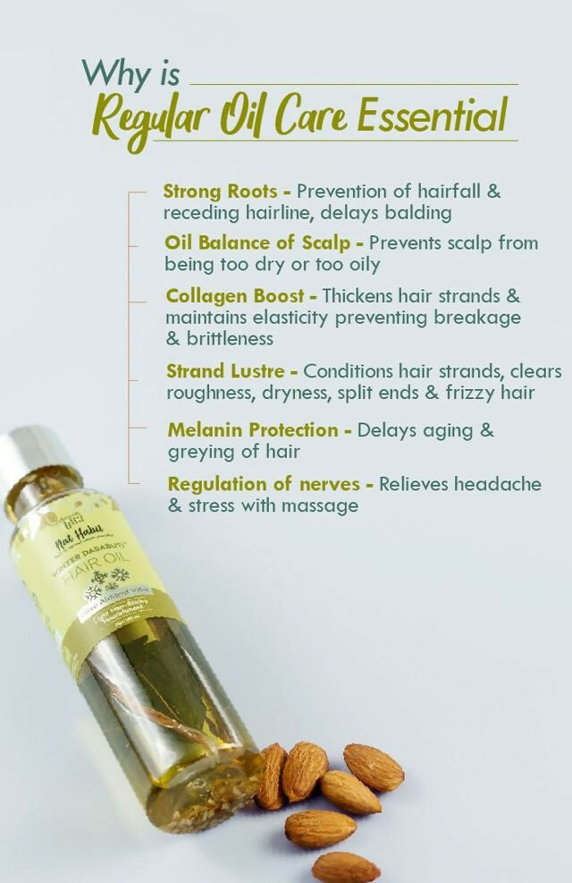 Nat Habit Olive Almond Vit-E Winter Hair Oil