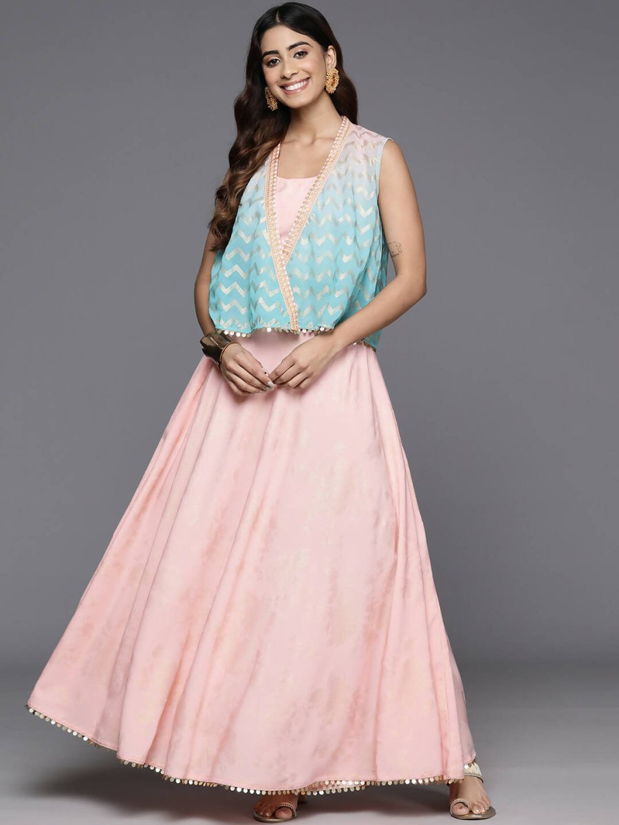 Ahalyaa Women's Traditional Wear Co-ods - Pink