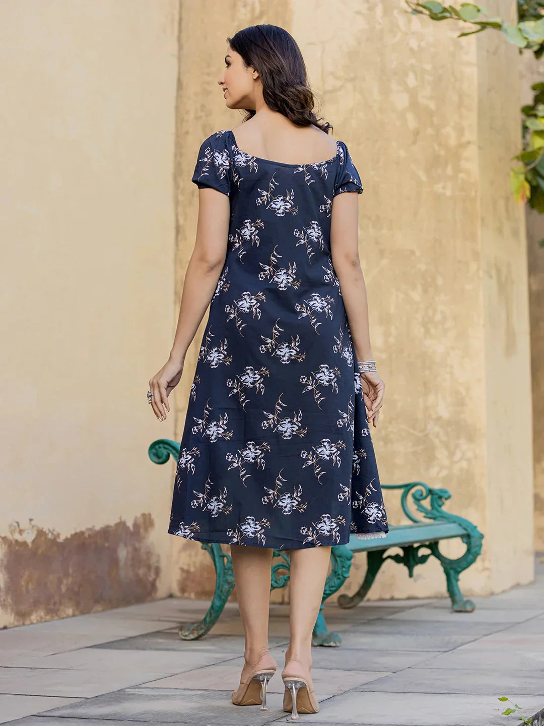 Yufta Blue Wrap Dress