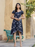 Yufta Blue Wrap Dress