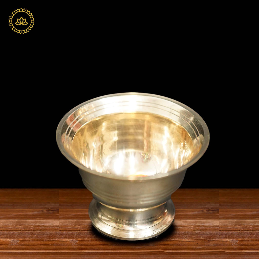 Brass Bowl for Kumkum, Haldi, and Chandan