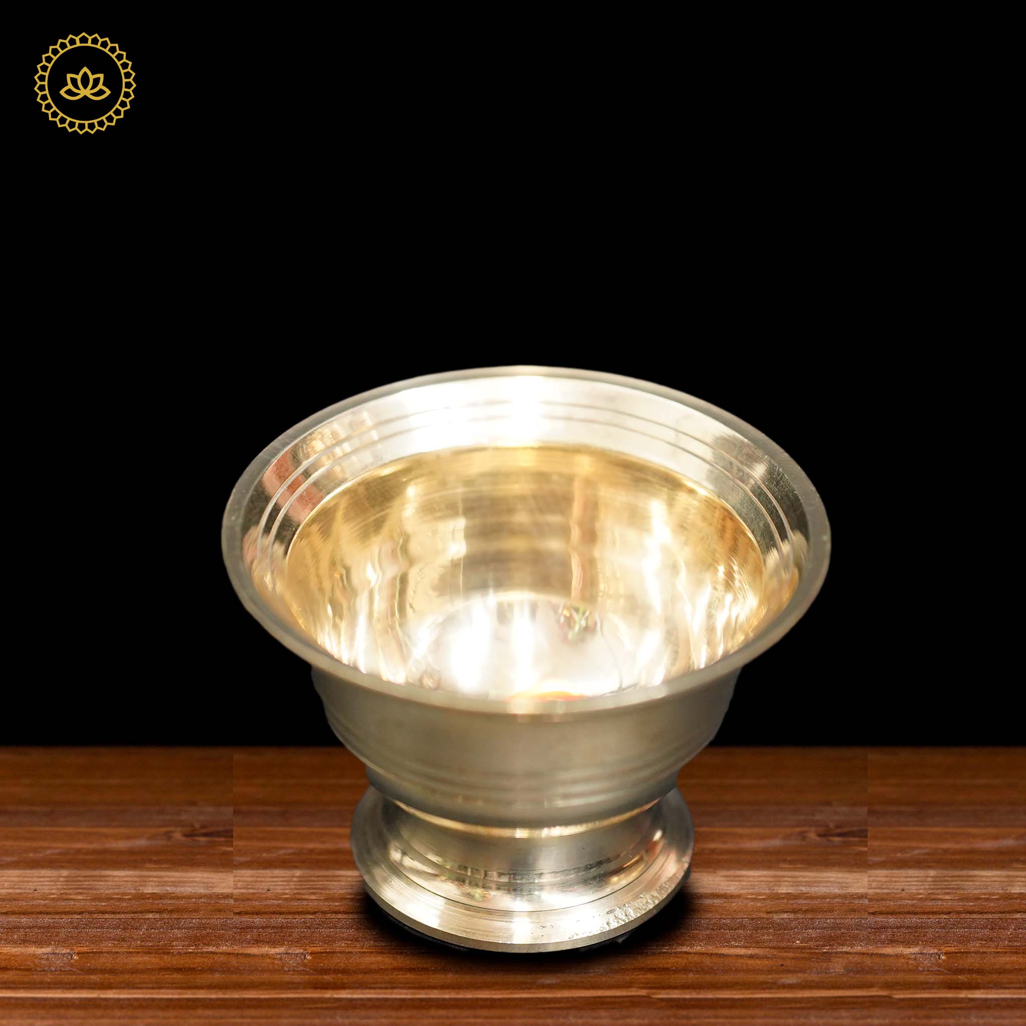 Brass Bowl for Kumkum, Haldi, and Chandan