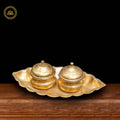 Brass Haldi Kumkum Holder