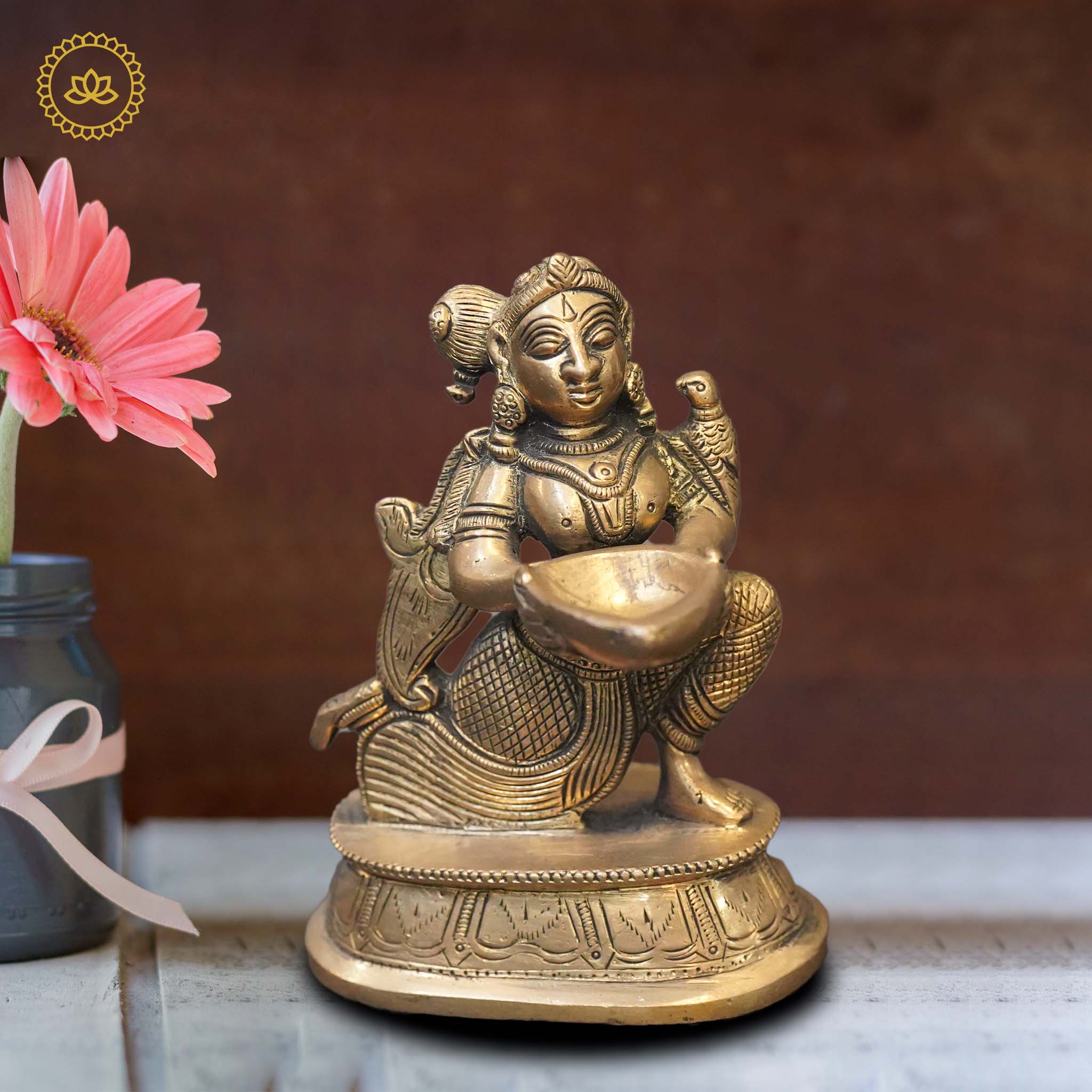 Brass Malli Diya