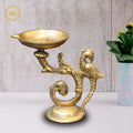 Brass Peacock Diya