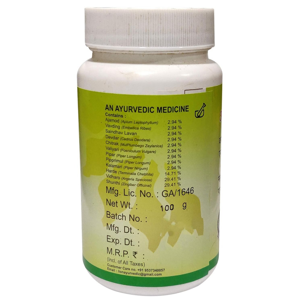 Lion Ayurveda Ajmodadi Churna