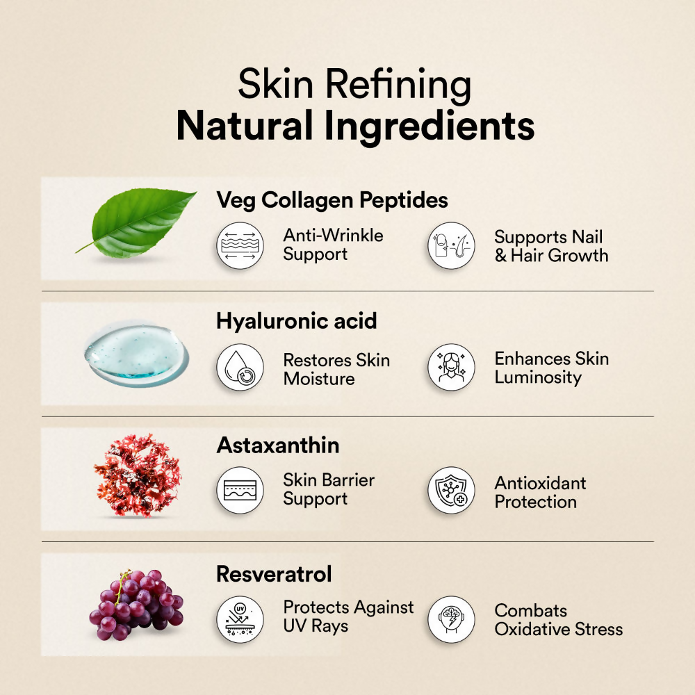 Wellbeing Nutrition Vegan Pro Collagen Hyaluronic Acid Skin & Hair Mixed Berries Flavour