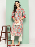 Ahalyaa Women's Traditional wear Kurta - Red