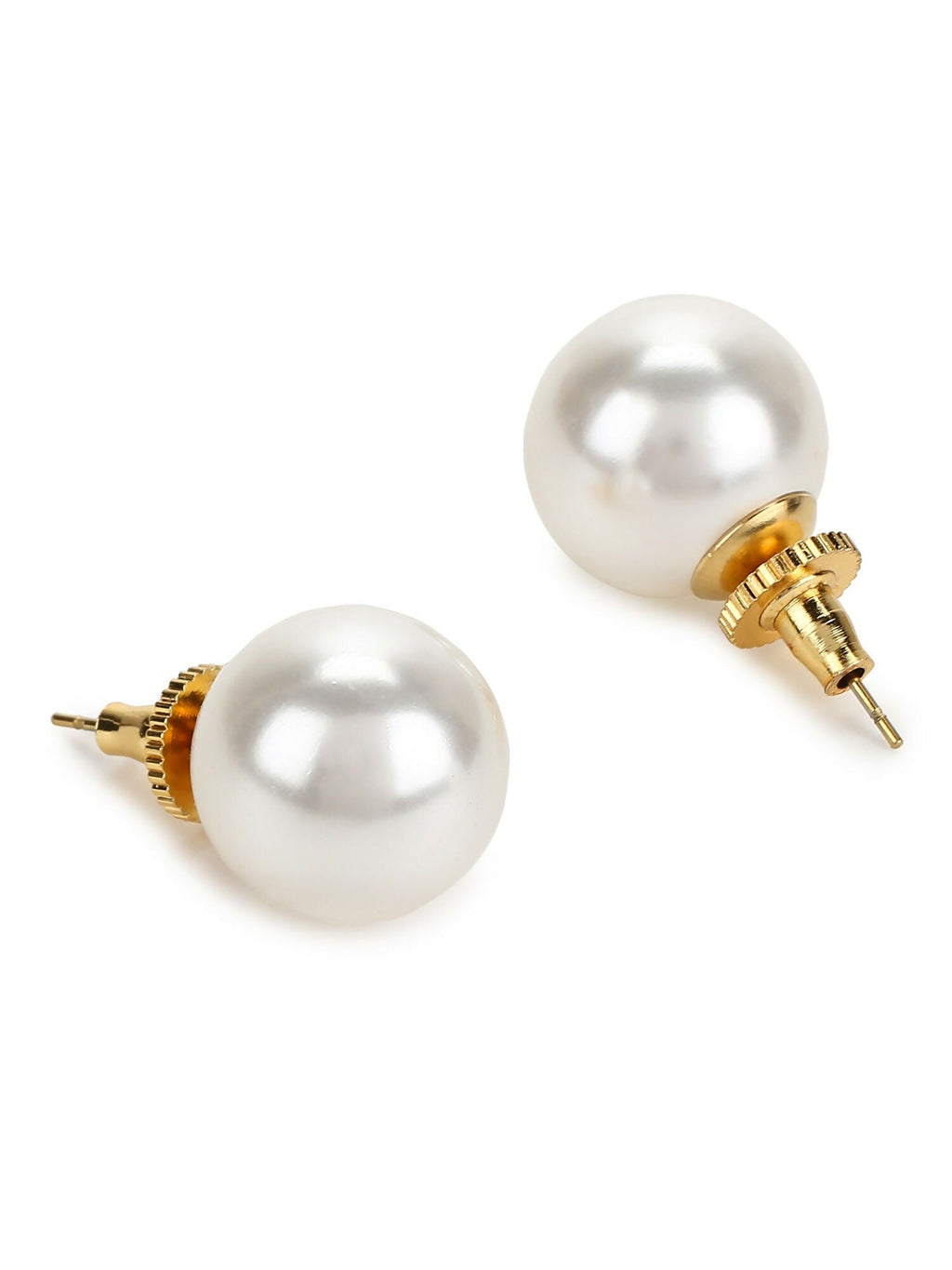 Oversized pearl Studs (18 mm)- Ruby Raang
