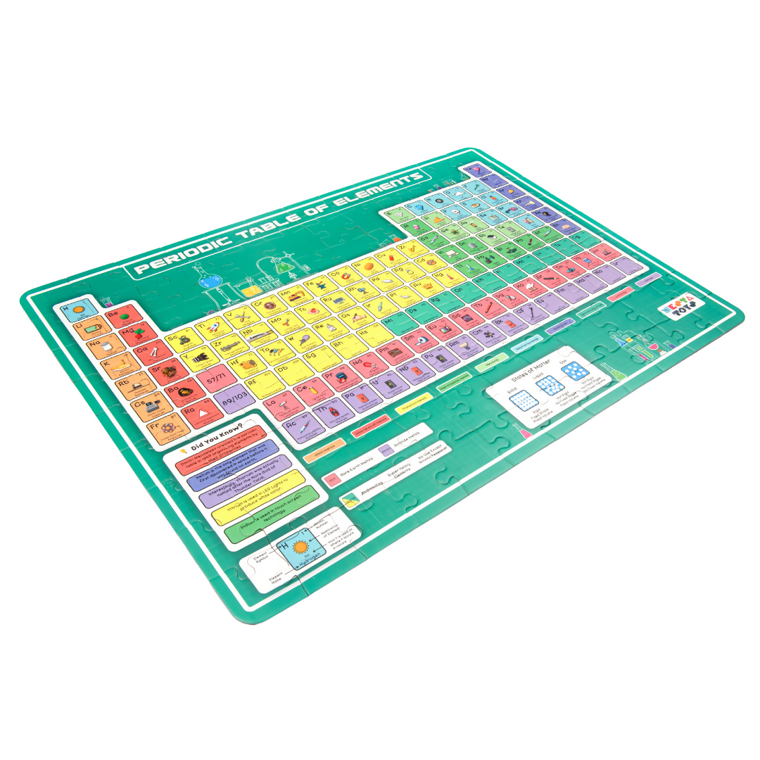 Nesta Toys Periodic Table of Elements Jigsaw Puzzle for Kids, Jumbo Floor Puzzle, Educational Toy (6+ Years)