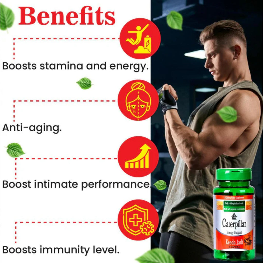Cipzer Caterpillar Keeda Jadi Capsules