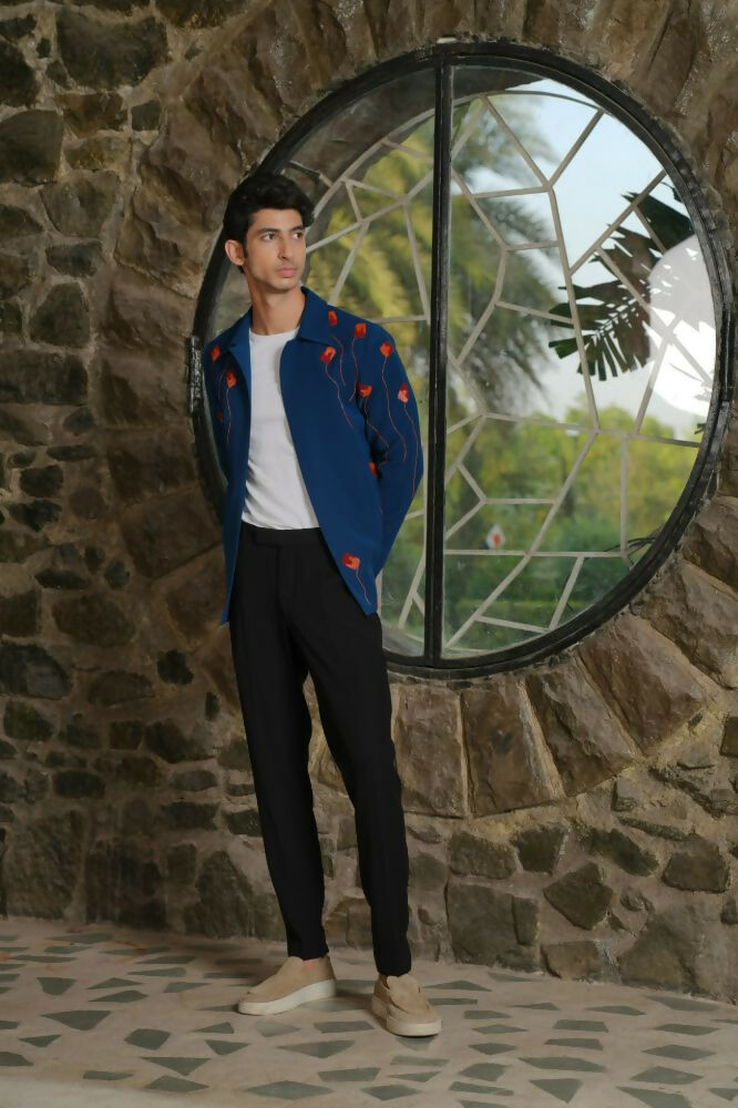 Torque Teal Blue Shacket by Hilo Design