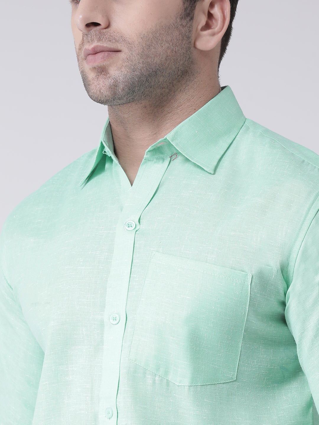 RIAG Green Men's Full Sleeves Shirt