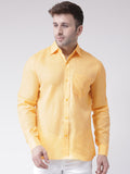 RIAG Yellow Men's Full Sleeves Shirt