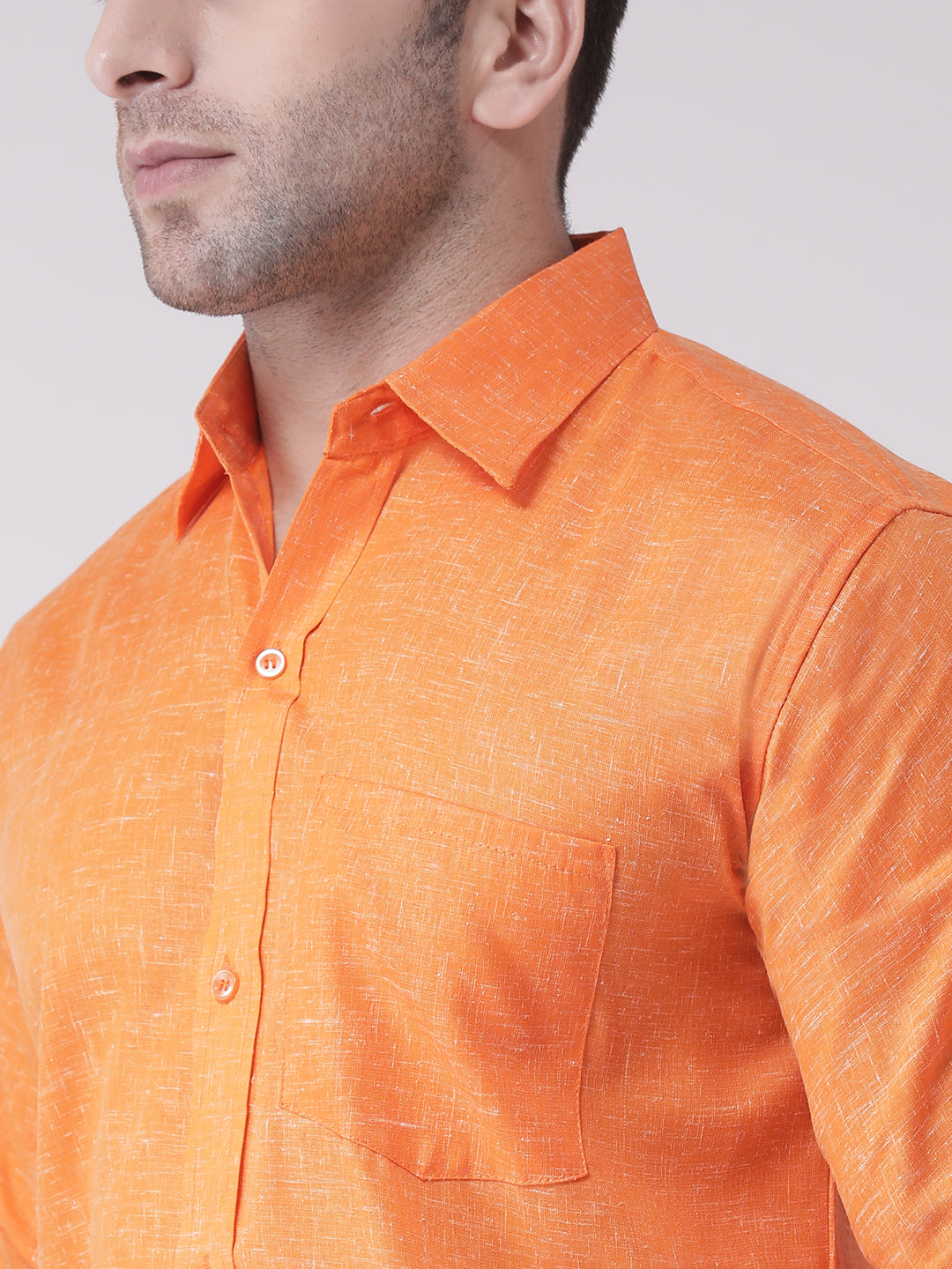 RIAG Orange Men's Full Sleeves Shirt
