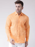 RIAG Orange Men's Full Sleeves Shirt