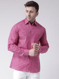 RIAG Purple Men's Full Sleeves Shirt