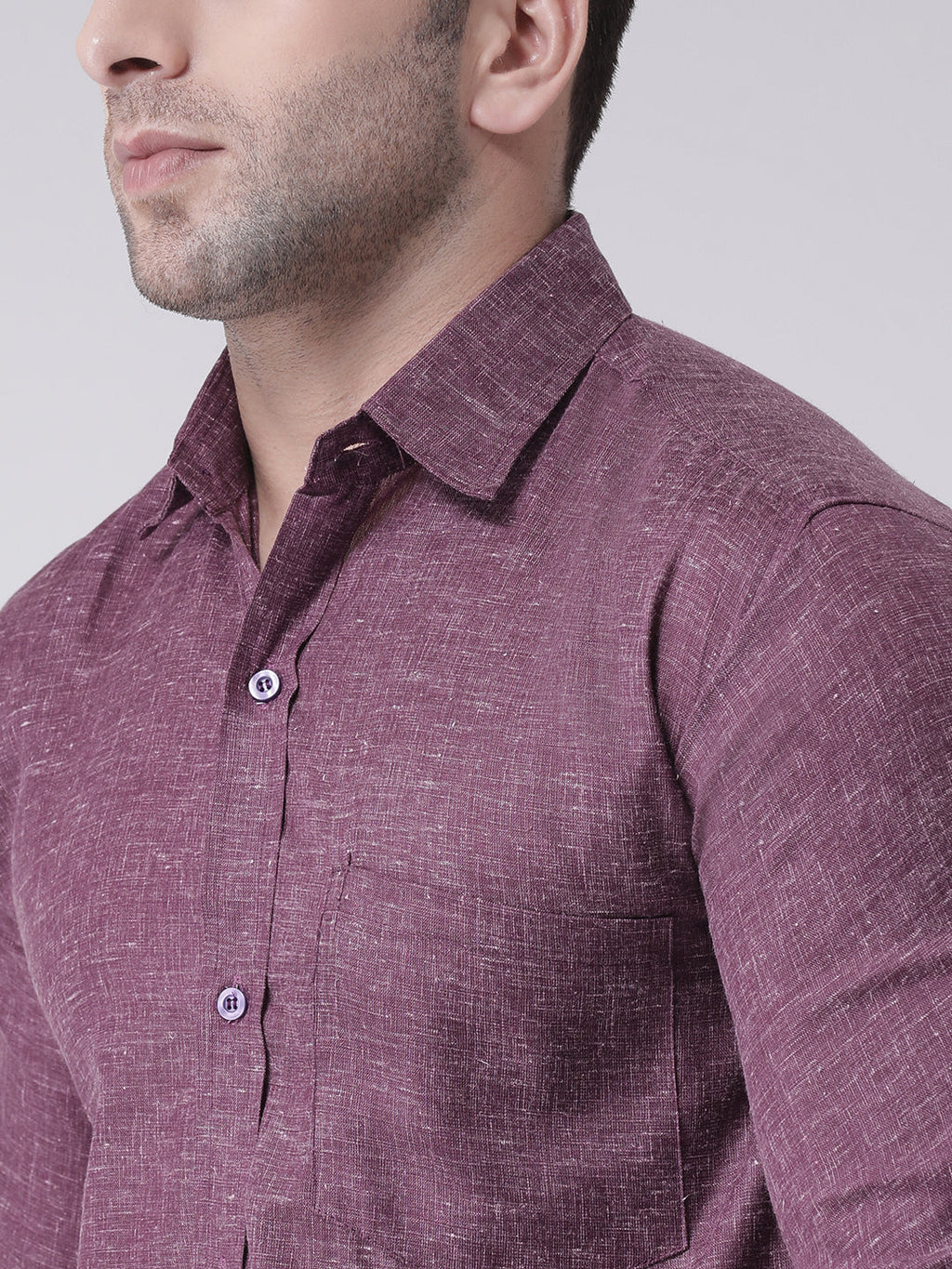 RIAG Purple Men's Full Sleeves Shirt