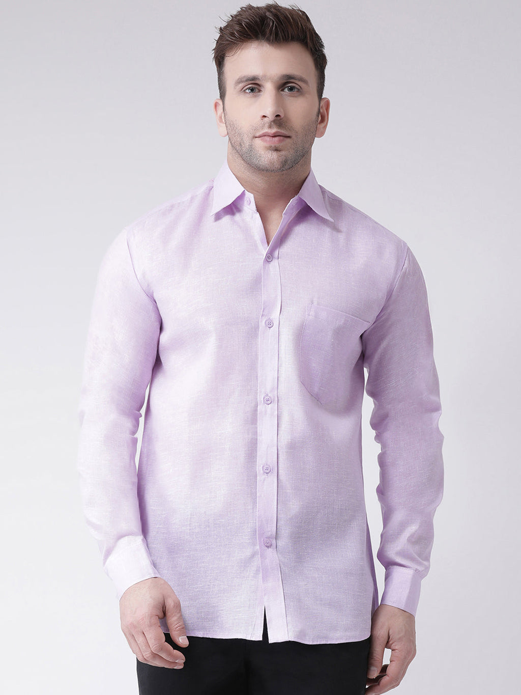 RIAG Purple Men's Full Sleeves Shirt