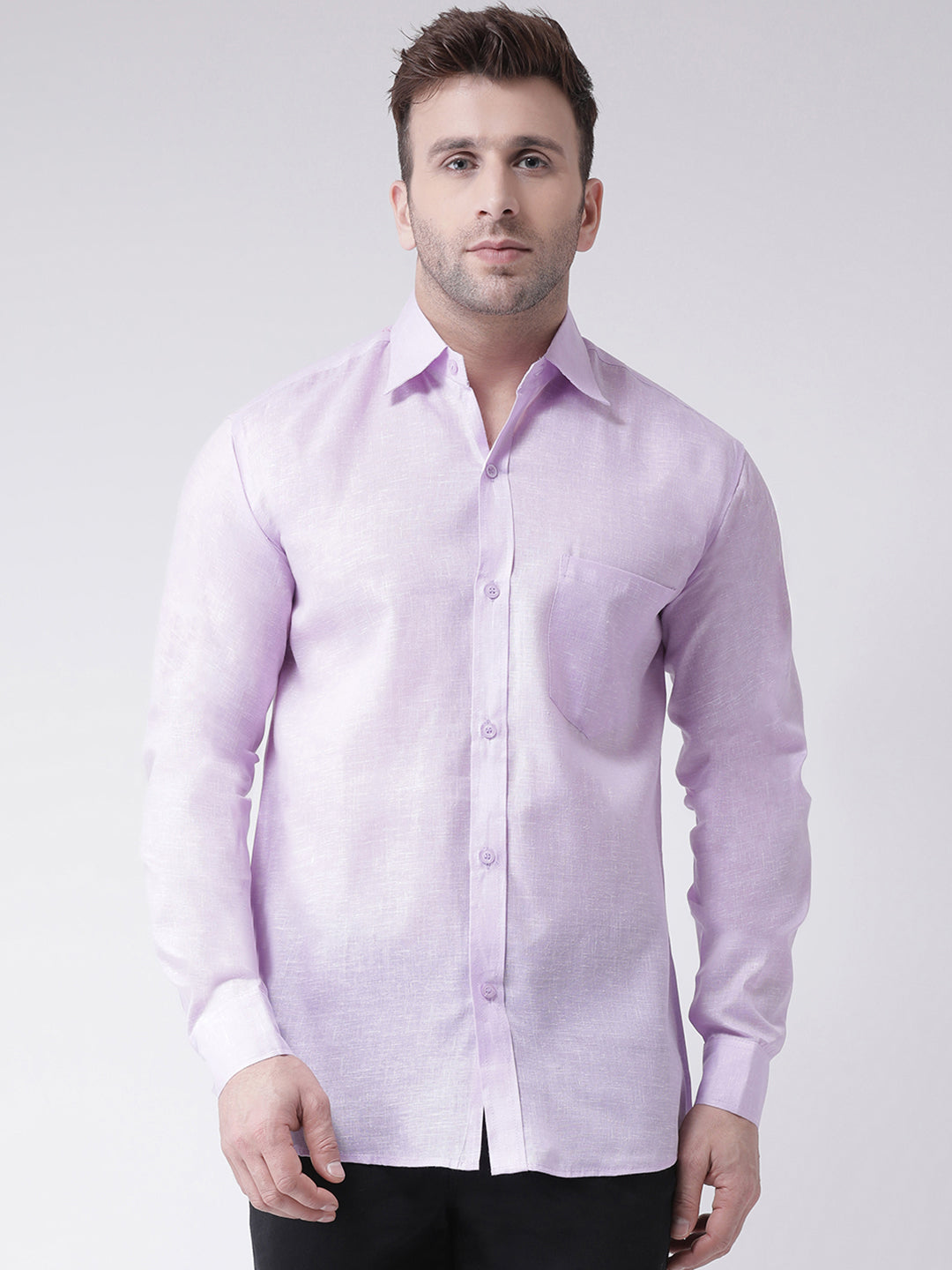 RIAG Purple Men's Full Sleeves Shirt