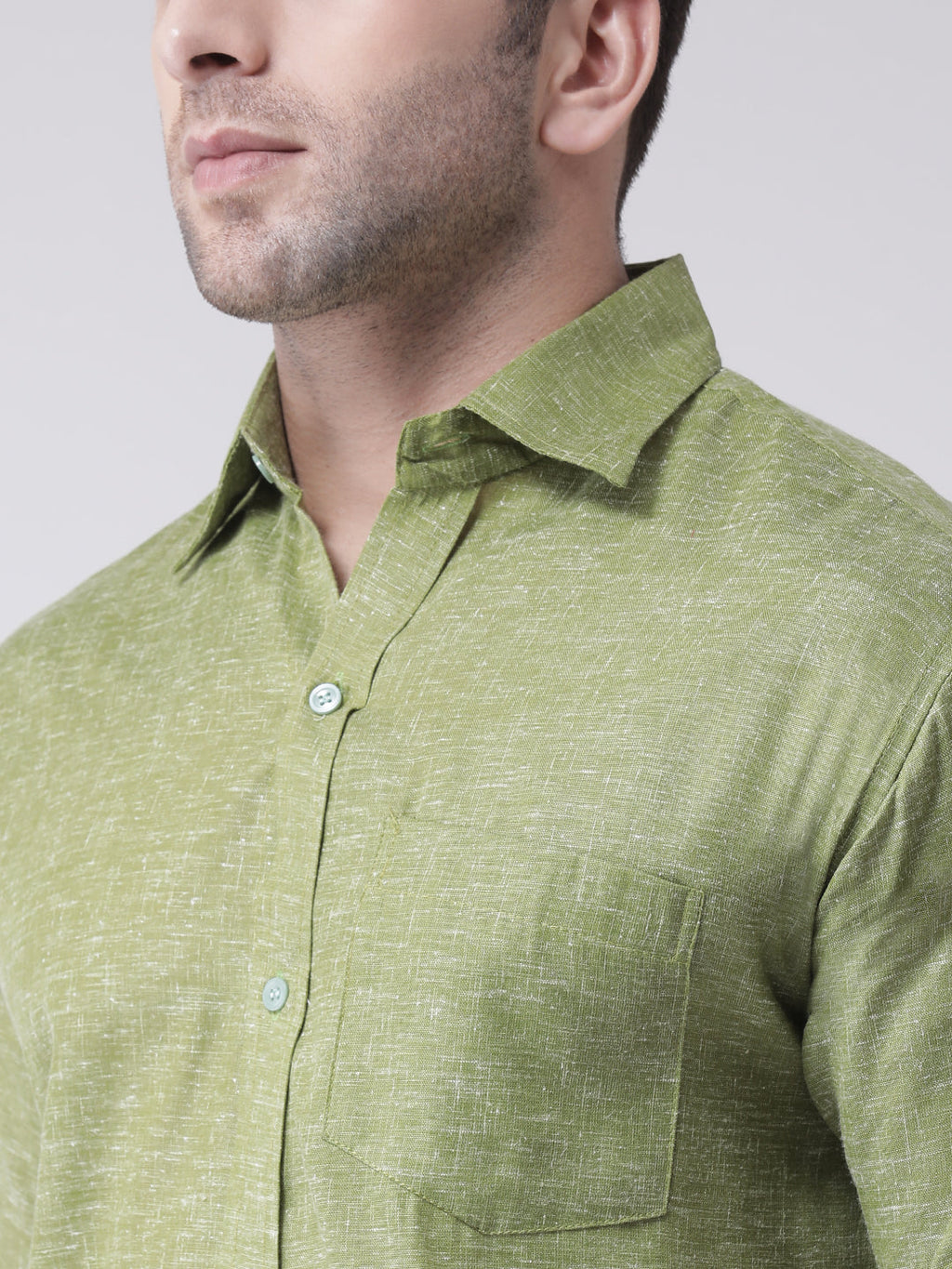 RIAG Green Men's Half Sleeves Shirt