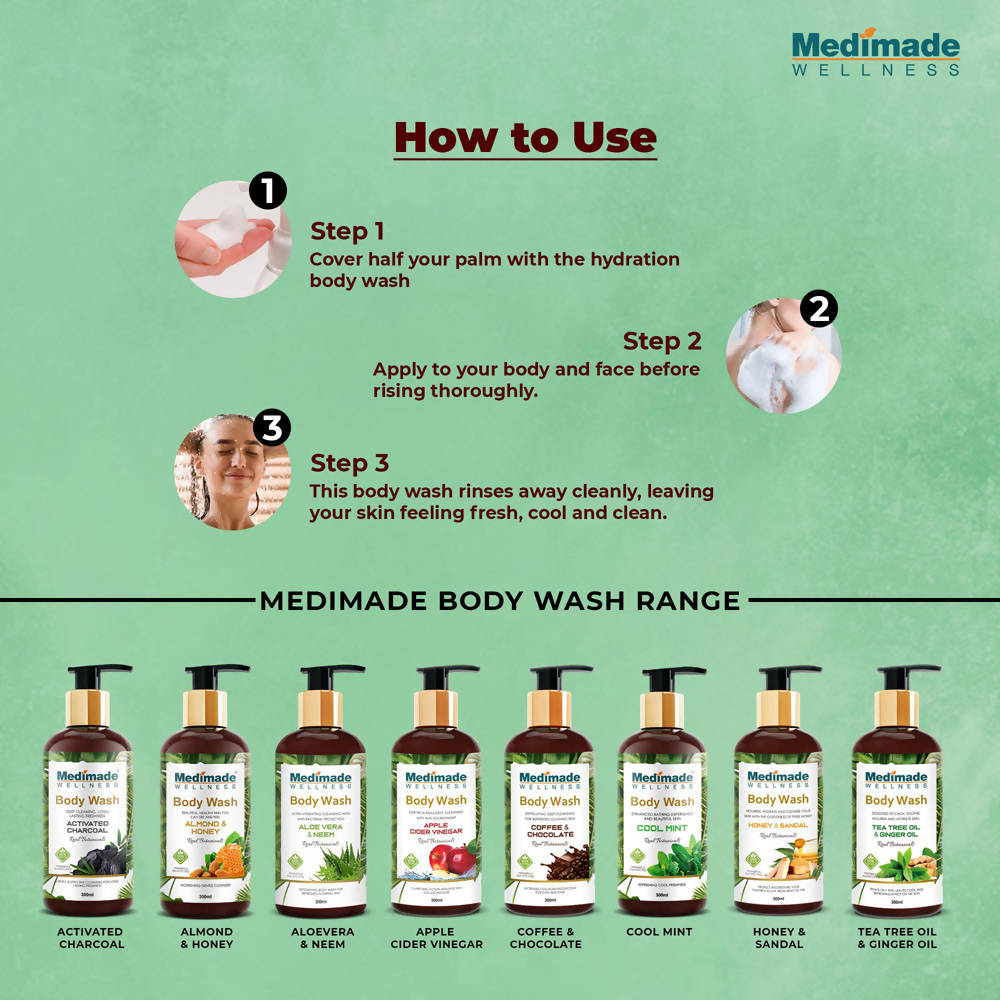 Medimade Wellness Tea Tree Oil & Ginger Oil Body Wash