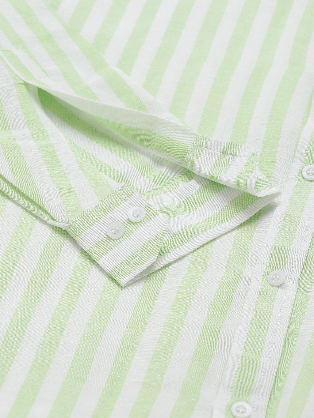 RIAG Green Men's Chinese Collar Full Sleeves Shirt