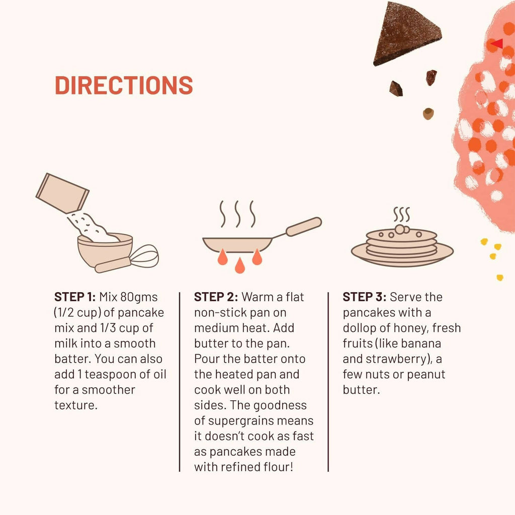 Mille Banana Choco-Chip Millet Pancake