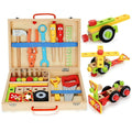 Nesta Toys 40Piece Wooden Tool Kit Set With Tool Box