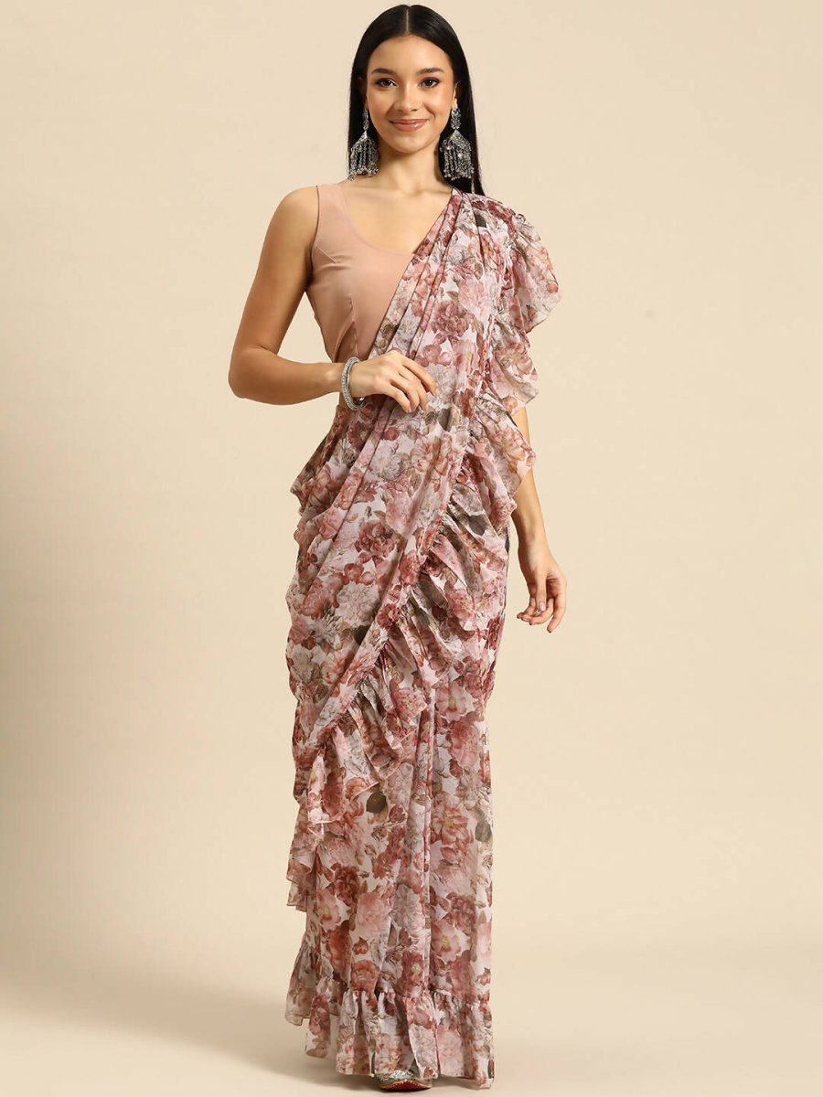 Ahalyaa Women's Traditional Wear Saree - Pink Color